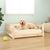 vidaXL lit pour chien Bois de pin