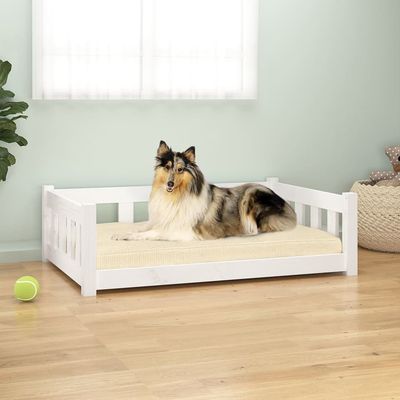vidaXL lit pour chien Bois de pin massif