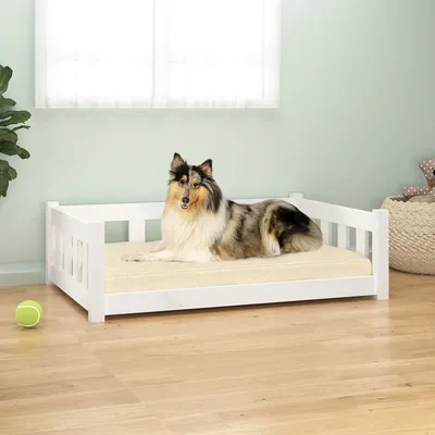 vidaXL lit pour chien Bois de pin vidaXL lit pour chien Bois de pin