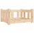 vidaXL lit pour chien Bois de pin