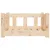 vidaXL lit pour chien Bois de pin
