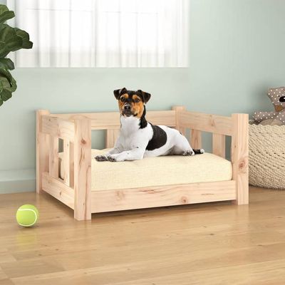 vidaXL lit pour chien Bois de pin massif