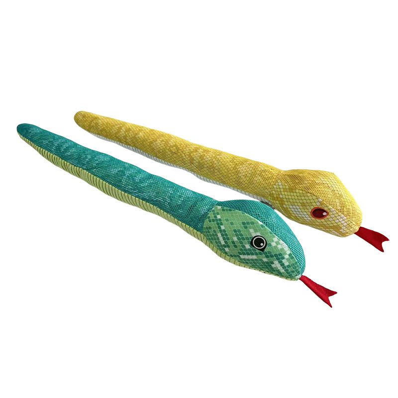 Jouets pour chats, serpent réaliste, herbe à chat, jouet sonore froissé