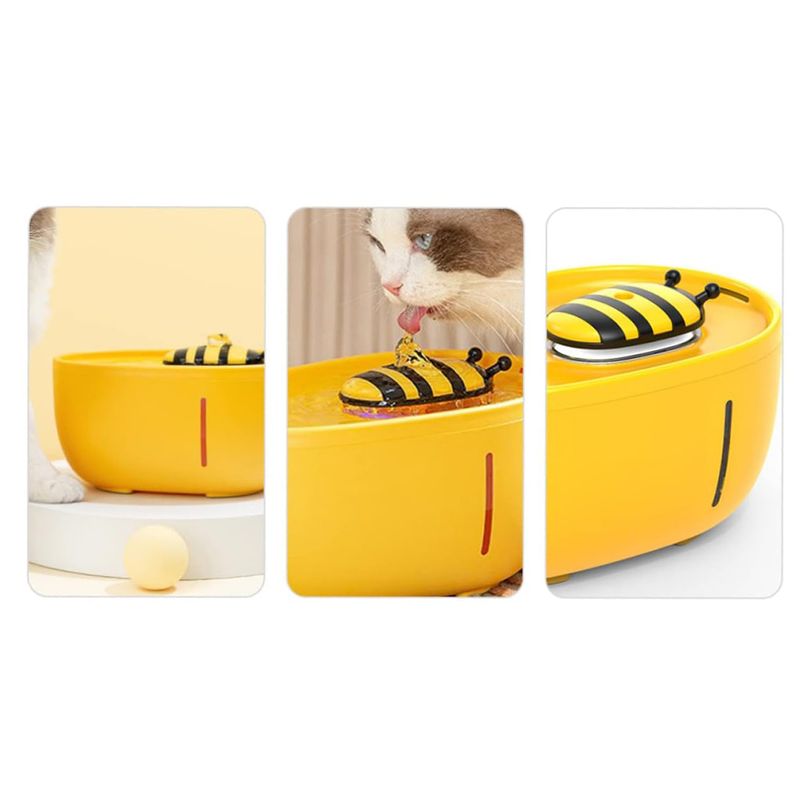 KPYTE Fontaine à eau automatique pour chat
