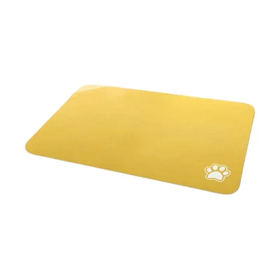 KPYTE Alfombrilla de alimentación para gatos y perros