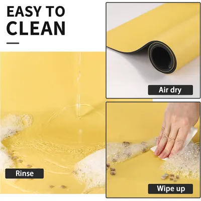 KPYTE Tapis d'alimentation pour chats et chiens