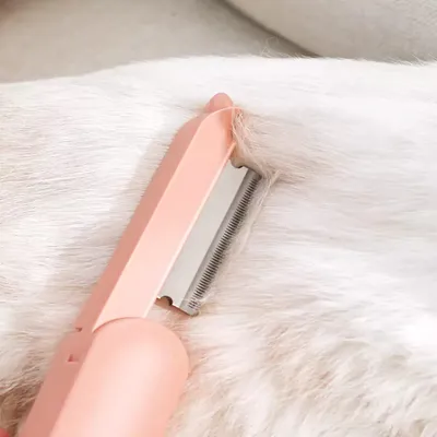 UAMLY Brosse de toilettage pour animaux à double face