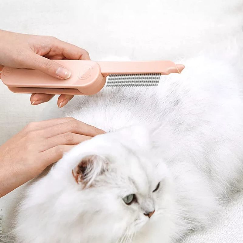 Brosse de toilettage pour animaux à double face