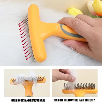 IntiMeg Brosse de Toilettage Extensible pour Chien et Chat