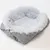 Lit Tapis Lavable Oreiller Doux pour Chat 2 en 1