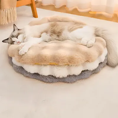 IntiMeg Nid pour chat - Coussin rond de 50 cm