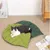 IntiMeg Tapis de lit en forme de feuille pour chien et chat