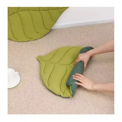 IntiMeg Tapis de lit en forme de feuille pour chien et chat