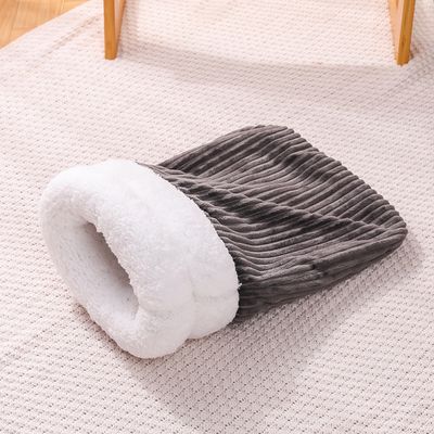 IntiMeg Niche semi - fermée en forme de sac de couchage pour chat