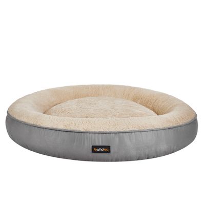 Feandrea Panier pour Chien Rond, Lit Chat Donuts, Diamètre 80 cm