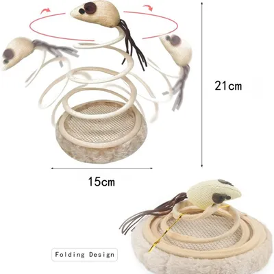 Pawzy Jouet créatif pour chat - Souris durable