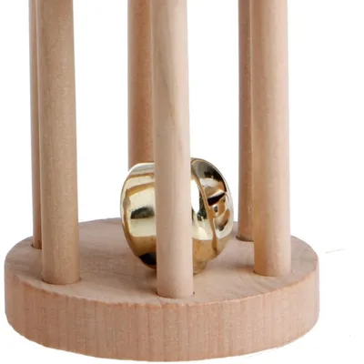 Pawzy Rouleau de Jeu en Bois pour petits rongeurs