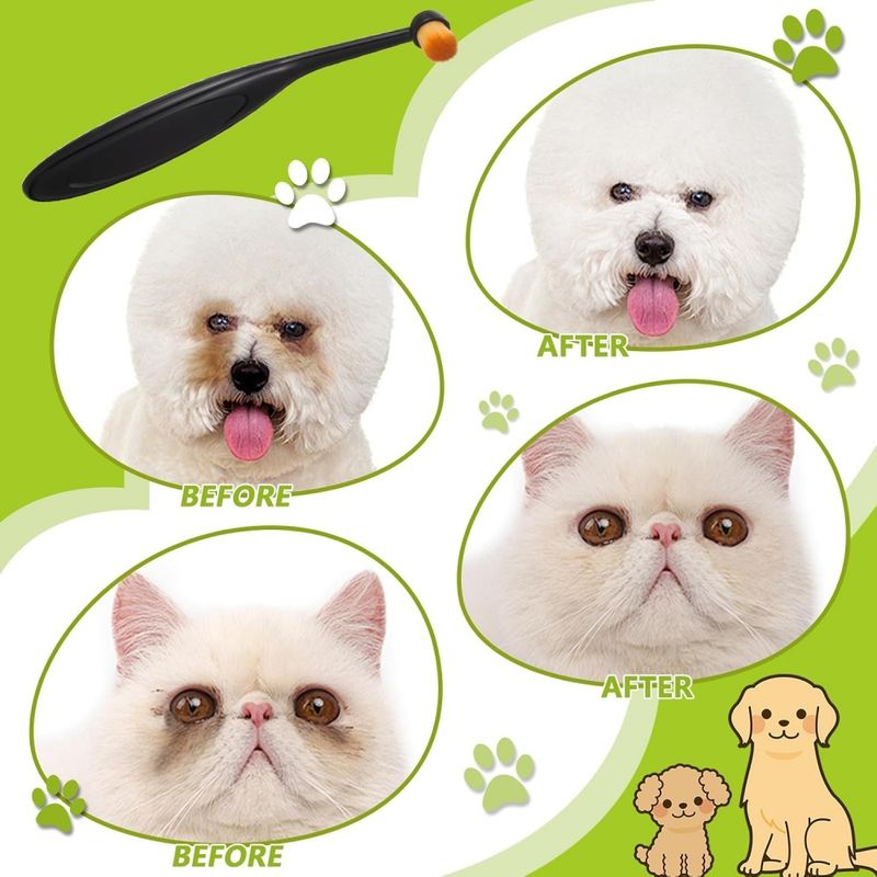 Pawzy Brosse détachante pour les yeux de chien et chat