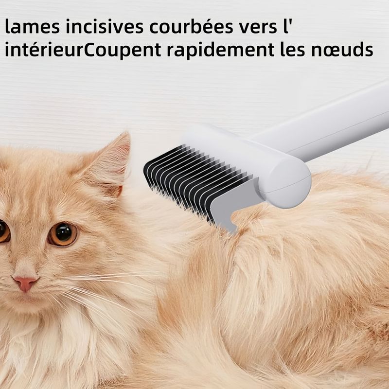 Pawzy Peigne démêlant pour chats et chiens