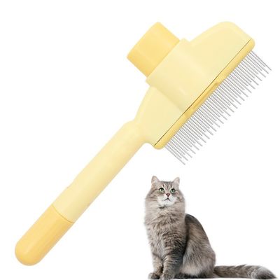 Pawzy Peigne pour animal de compagnie Jaune