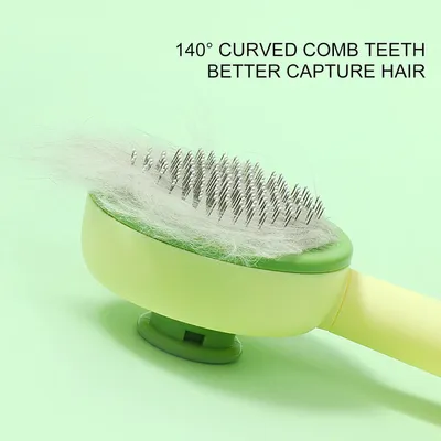 Pawzy Brosoir auto-nettoyant - Pour poils d'animaux