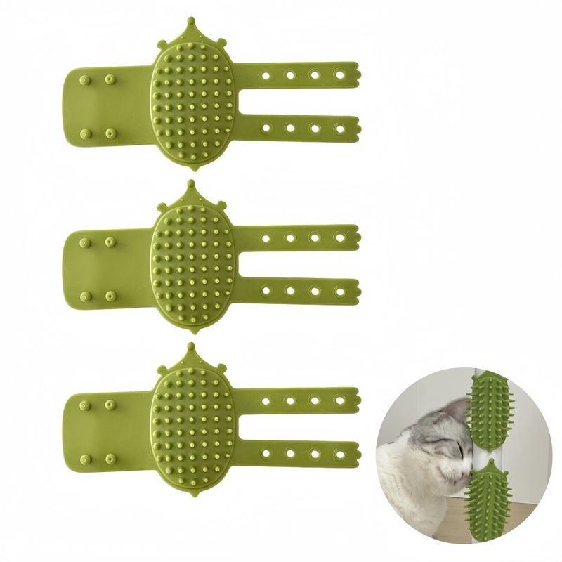 Pawzy Brosse de nettoyage et de massage pour chat
