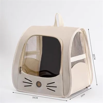 Pawzy Sac à chat en capsule spatiale portatif