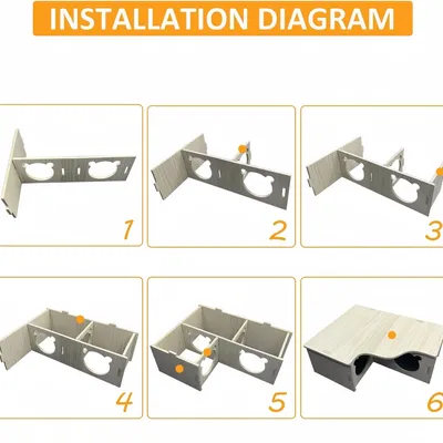 Pawzy Nid en bois pour animaux de compagnie adapté aux petits animaux