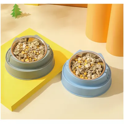 Pawzy Comedero elevado para gatos/perros - Acero inoxidable antideslizante