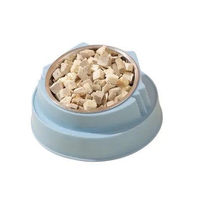 Pawzy Comedero elevado para gatos/perros - Acero inoxidable antideslizante