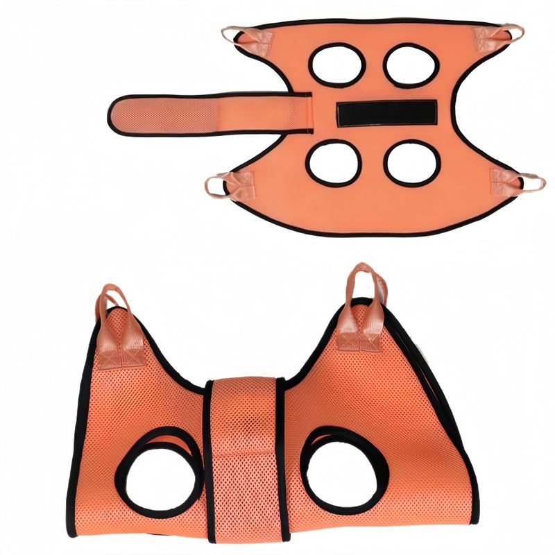 Pawzy Hamac de toilettage pour chats et chiens couleur orange