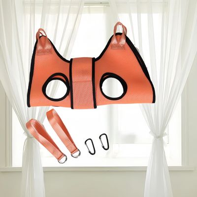 Pawzy Hamac de toilettage pour chats et chiens couleur orange