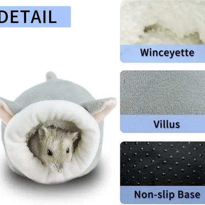 Pawzy Cachette pour cochon d'Inde gris