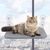 Pawzy Hamac pour chat - 4 ventouses & maille respirante