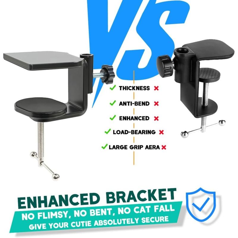 Pawzy Lit de bureau pour chat - Housse filet
