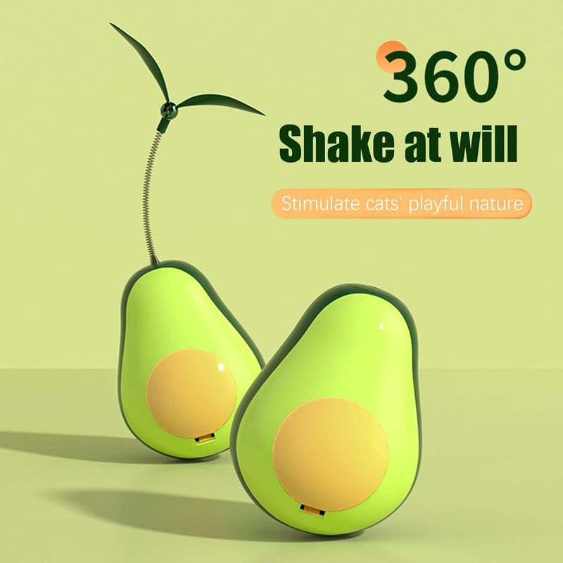 Pawzy Bola de aguacate con hierba gatera - Juguete interactivo para gatos