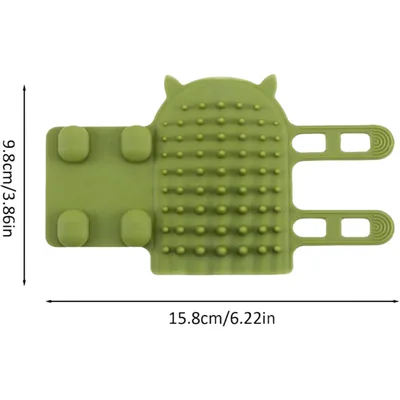 Pawzy Brosse massage chat - Enlève poils & démangeaisons