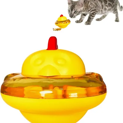 Pawzy Jouet balle de nourriture pour chat Tumbler