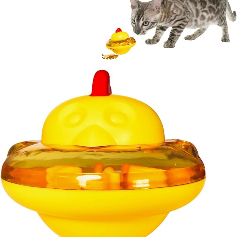 Pawzy Jouet balle de nourriture pour chat Tumbler
