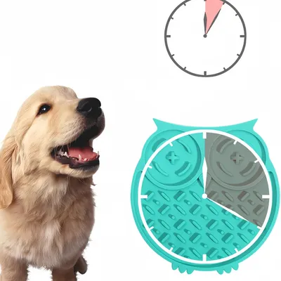 Pawzy Tapis de léchage Hibou pour chien et chat