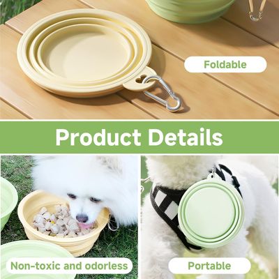 Pawzy Kit voyage - 2 bols pliables pour chien