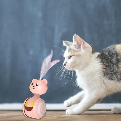 Pawzy Jouet anti - ennui en forme d'ovni pour chat