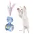 Pawzy Jouet anti - ennui en forme d'ovni pour chat Pawzy Jouet anti - ennui en forme d'ovni pour chat