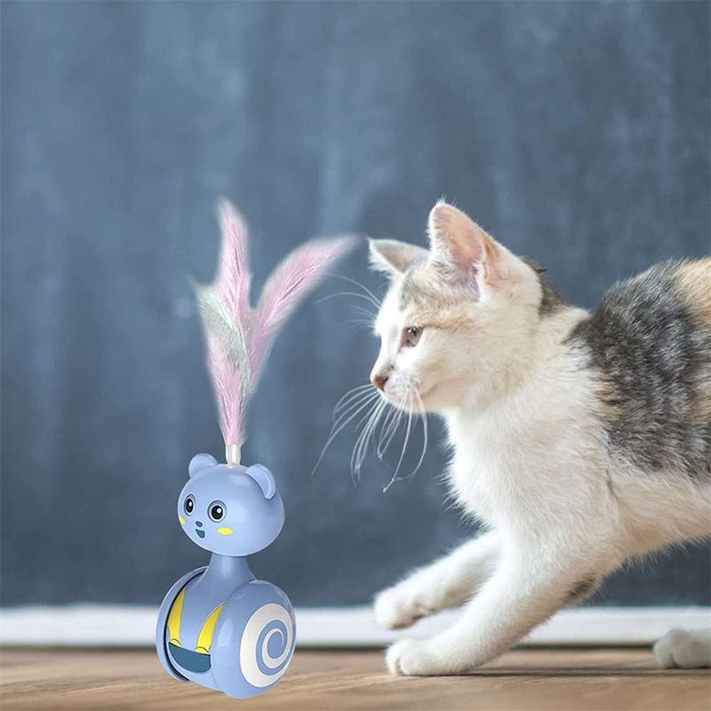 Pawzy Jouet anti - ennui en forme d'ovni pour chat