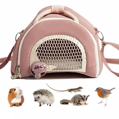 Pawzy Sac pour petits animaux rose