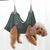 Pawzy Hamac de toilettage pour chats et chiens verte