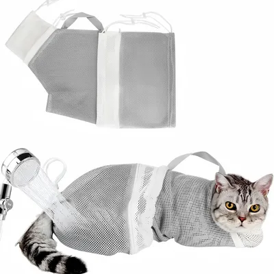 Pawzy Sac de douche pour chat