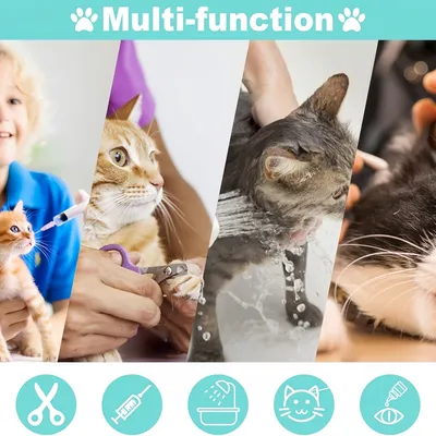 Pawzy Sac de douche pour chat