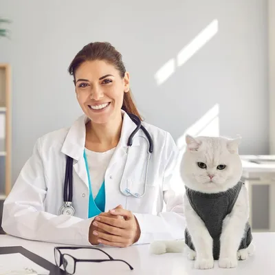 Pawzy Vêtement de rééducation post - opératoire pour chat Pawzy Vêtement de rééducation post - opératoire pour chat