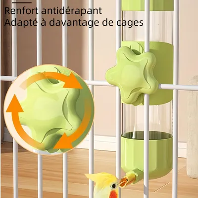 Pawzy Buveur d'eau pour oiseaux avec